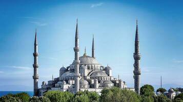 blu moschea di Istanbul foto