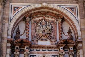 Ingresso per il Cattedrale nel malaga, Spagna foto