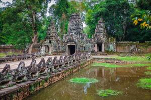 preah khan tempio, Angkor la zona, siem raccogliere, Cambogia foto