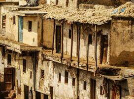 fez, Marocco. il conceria souk di tessitori è il maggior parte visitato parte di il 2000 anni vecchio città. foto