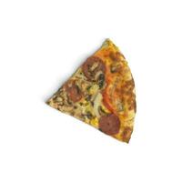 stizzoso fresco Pizza isolato su bianca sfondo trasparente foto