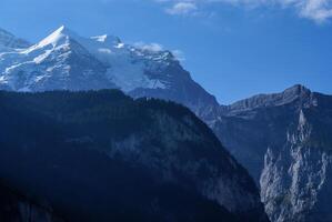 svizzero Alpi paesaggio vicino interlaken nel Europa. foto