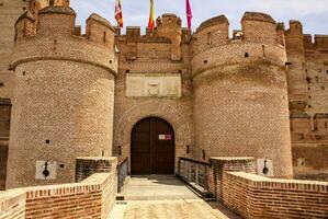 castello di il mota nel medina del Campo, Valladolid, Spagna foto