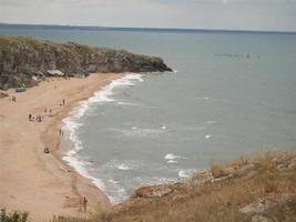 viaggio in Crimea mare paesaggio di montagna foto