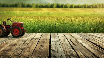 ai generato azienda agricola pubblicità sfondo con copia spazio foto