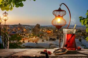 tè potabile nel Cappadocia foto