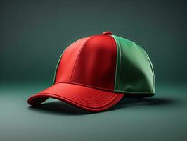 ai generato di moda baseball berretto modello per gli sport e abbigliamento di strada - ai generato foto
