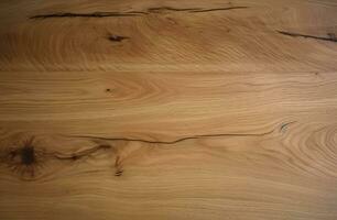 ai generato leggero Marrone morbido legna pavimento superficie struttura come sfondo, di legno parquet. vecchio grunge lavato quercia laminato modello superiore Visualizza foto