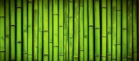ai generato naturale verde bambù sfondo. foto