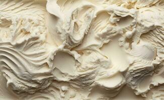 ai generato crema struttura, Yogurt struttura, superiore Visualizza foto