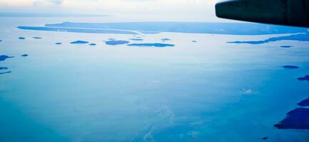 aereo Visualizza di il serie di isole nel Batam, Riau isole foto