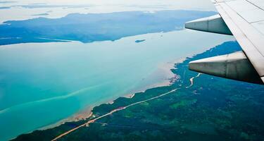 aereo Visualizza di il serie di isole nel Batam, Riau isole foto