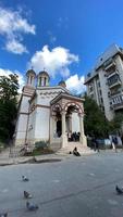 bucarest, romania 2021- classica chiesa ortodossa cristiana rumena antica foto