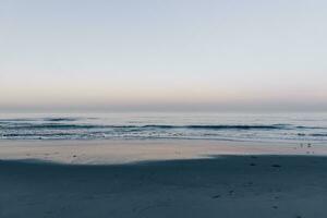 Alba su Santa monica spiaggia foto