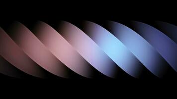 vicino su di un astratto in movimento mozzafiato spirale di blu e rosa colori isolato su nero sfondo, senza soluzione di continuità ciclo continuo. animazione. bellissimo pendenza rotante bobina. foto