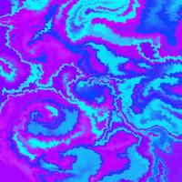 olografico in colore neon. brillante illustrazione al neon del modello di marmo ricciolo liquido. sfondo moderno lamina in colori vividi, sfondo astratto modello ricciolo. superficie di arte digitale colorata arcobaleno. foto
