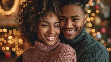 ai generato montatura cattura condivisa ricordi, sorrisi, e affettuoso sguardi su San Valentino giorno foto