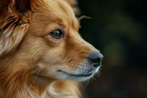 ai generato fotografia di un' carino cane, nazionale cucciolo giorno concetto foto