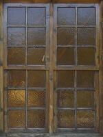 vecchie finestre in legno foto