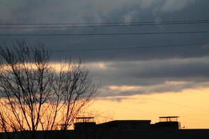 mattina nuvole a il alba foto