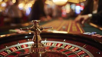 ai generato persone dipendente per gioco d'azzardo, roulette, cavallo da corsa fessura macchine blackjack, poker foto