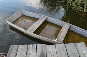 panorama del fiume e struttura dell'acqua foto