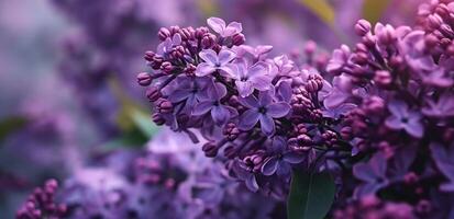 ai generato floreale viola lilla sfondo foto