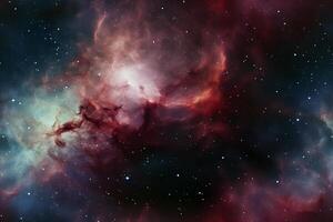 ai generato senza soluzione di continuità struttura e fotogramma intero sfondo di stellato notte cielo, neurale Rete generato Immagine foto