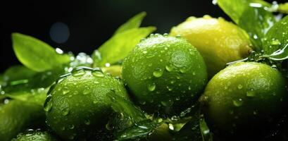 ai generato Limes e lime albero, foto