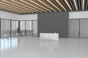 ufficio reception mockup interior design foto