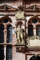 heidelberg, Germania, 2023, heidelberg castello, Federico v statua, heidelberg, Baden Württemberg, Germania foto