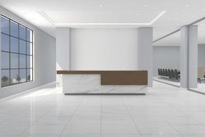 ufficio reception mockup interior design foto