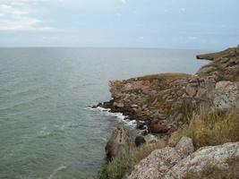 viaggio in Crimea mare paesaggio di montagna foto