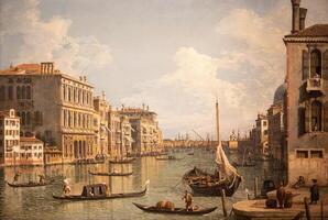 brera antico pittura Museo. Visualizza di Venezia, di pittore canaletto, 1745 foto