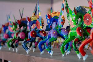 messicano tradizionale arte sculture alebrijes immaginario animali foto