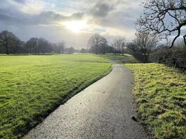 una vista della campagna del Cheshire a Carden Park foto