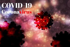 astratto sfondo di coronavirus malattia foto