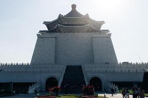 dec 2023 - chiang kai shek memoriale sala, taiwan. un' famoso monumento, punto di riferimento e turista attrazione eretto nel memoria di generalissimo chiang kai-shek foto