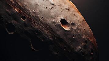 ai generato phobos superficie struttura sfondo foto