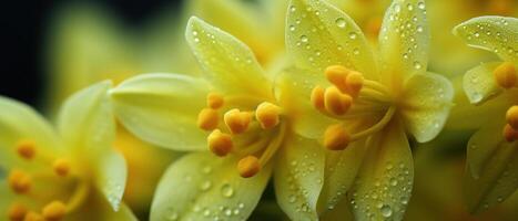 ai generato macro catturare di un' primula fiore. foto