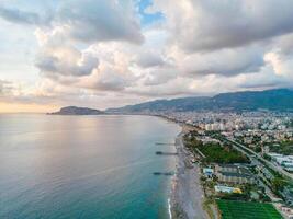 aereo tiro di alanya città foto