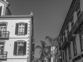 il città di funchal su Madera isola foto