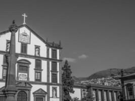 il città di funchal su Madera isola foto