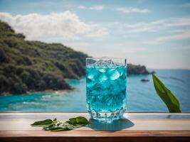 ai generato bellissimo estate cocktail foto