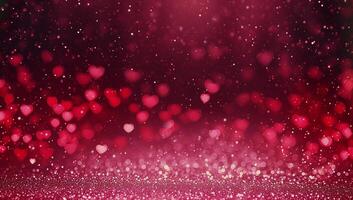 ai generato cuori come background.valentines giorno concetto. foto