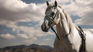 ai generato cavallo alto qualità Immagine foto