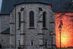 Natale tempo nel il Tedesco città di vreden foto