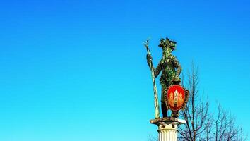 più selvaggia mann selvaggio uomo statua vicino il incassi Festspielhaus nel salisburgo, Austria Europa. foto