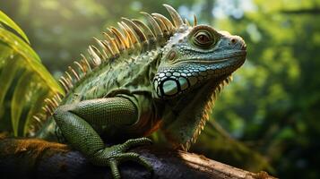 ai generato iguana alto qualità Immagine foto