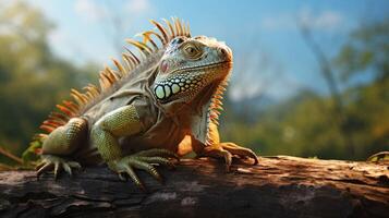 ai generato iguana alto qualità Immagine foto